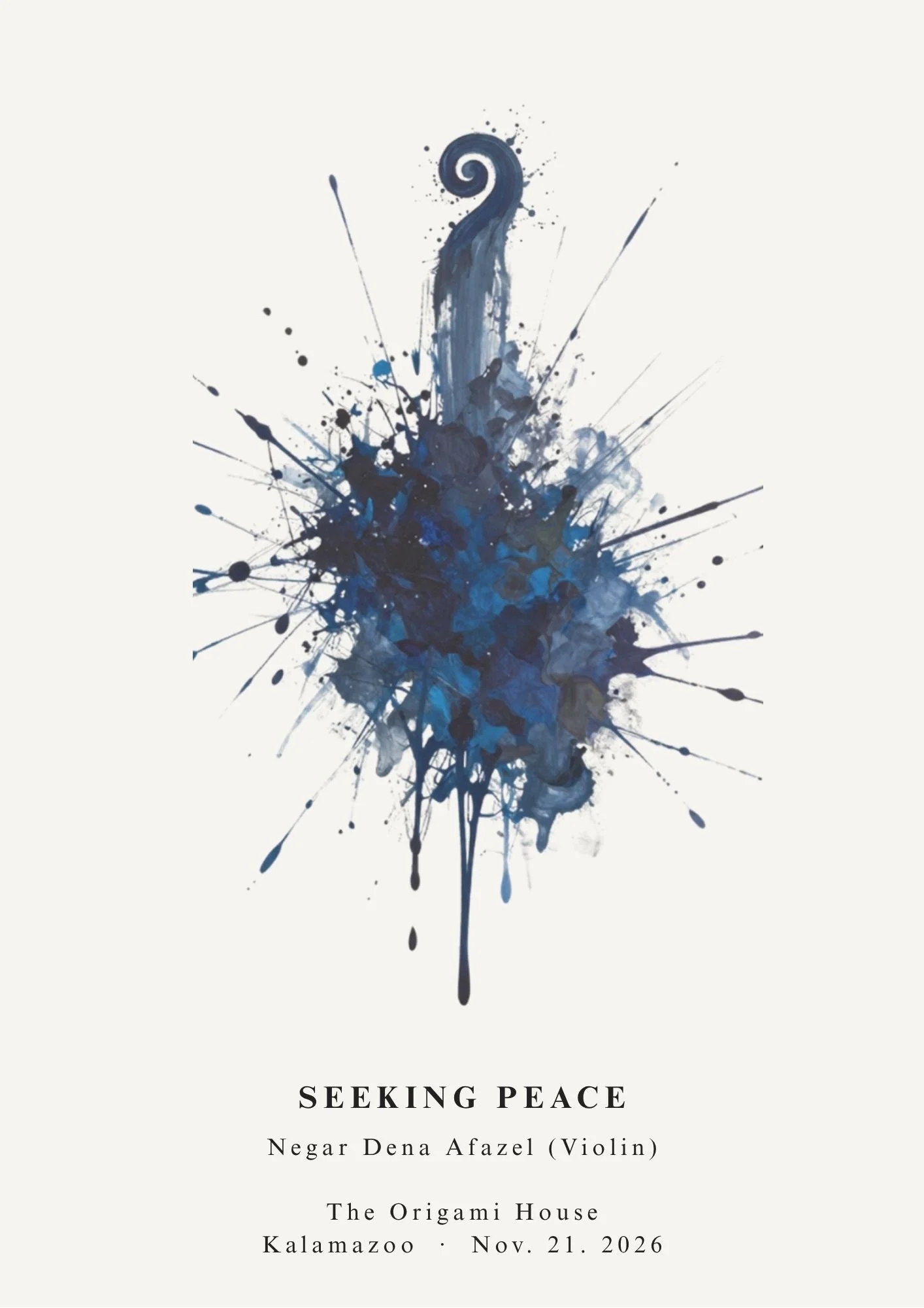 Seeking Peace: Solo Violin Performance-Ritual at The Origami House