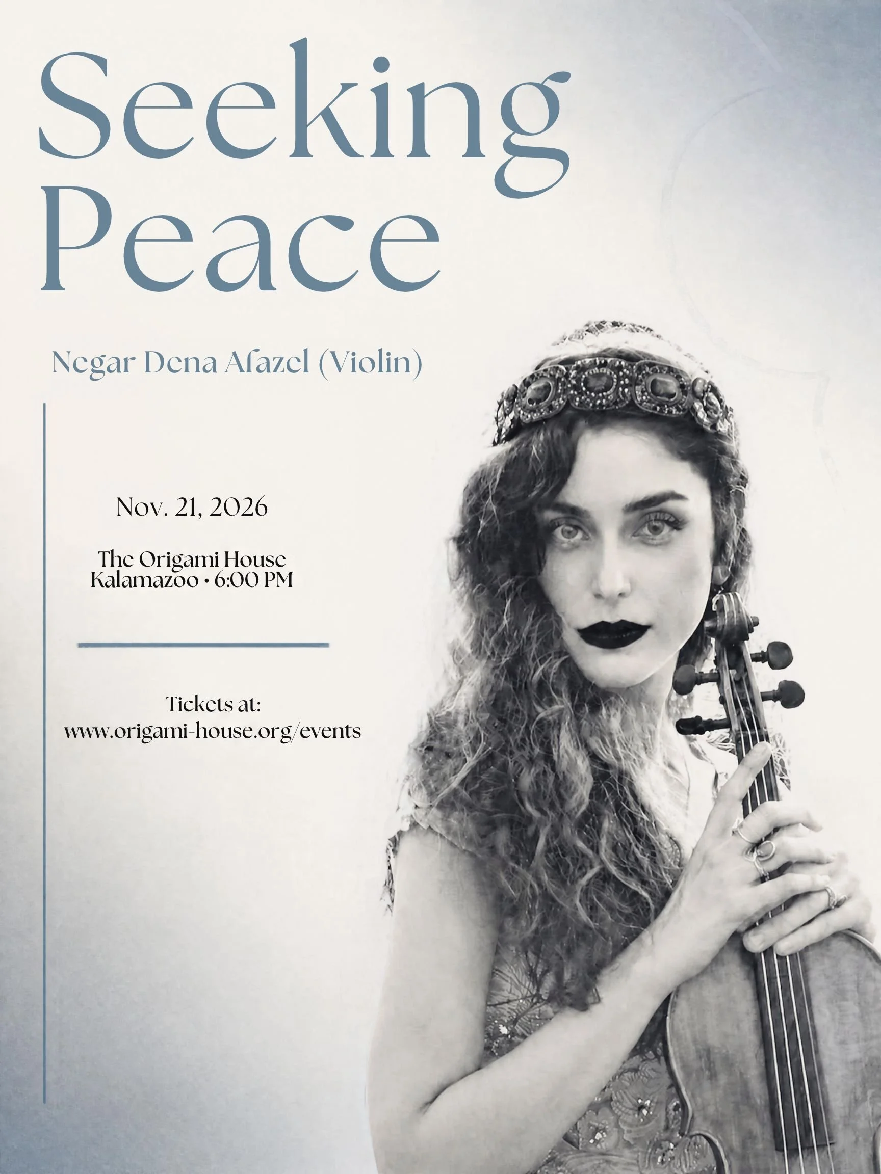 Seeking Peace: Solo Violin Performance-Ritual at The Origami House