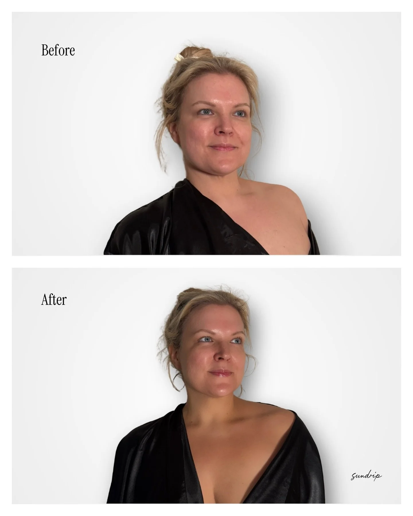 Christina glowing in her custom Sundrip Spray Tan for Dubai @journey.to.my.dreamlife 🤍

#beforeafter #sundrip #customspraytan #sunlessglow
#hamburgspraytan