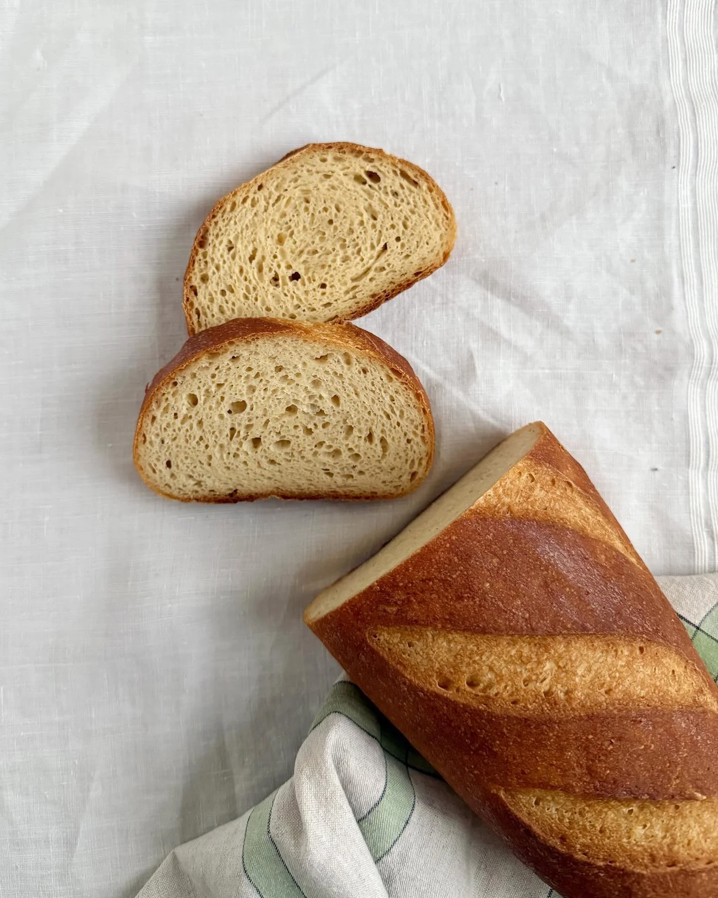 Pre-orders for October 29th pickup are now open on Hotplate! 🥖✨ I&rsquo;m baking Cottage Loaves (2 ways) and English muffins this week. From breakfast to dinner, there are so many ways to enjoy these versatile breads.

All breads are prepared in sma