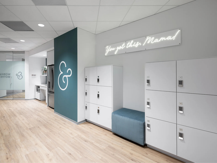 Tenant amenity wellness room in commercial property