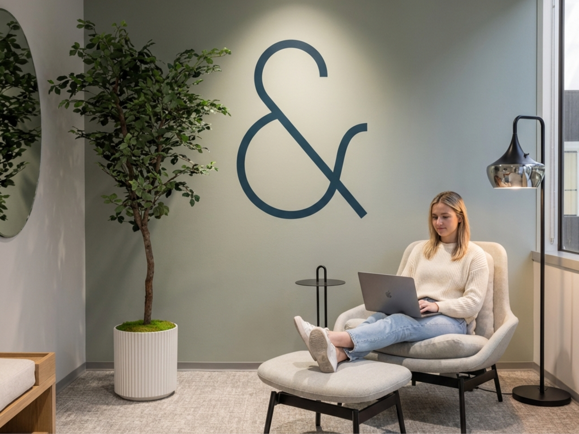 A Work& wellness room — calm, private, fully equipped