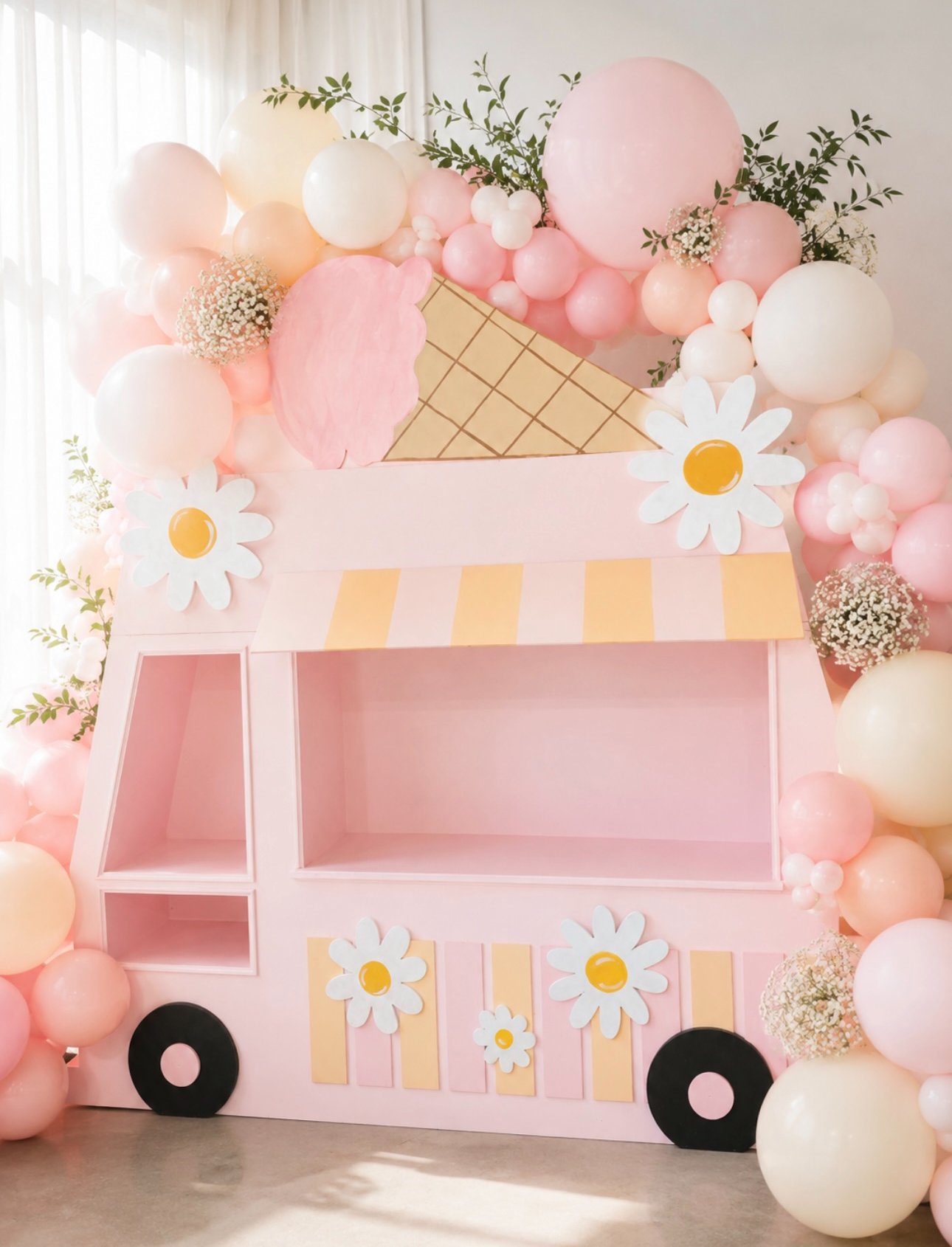 Icecream Truck Backdrop