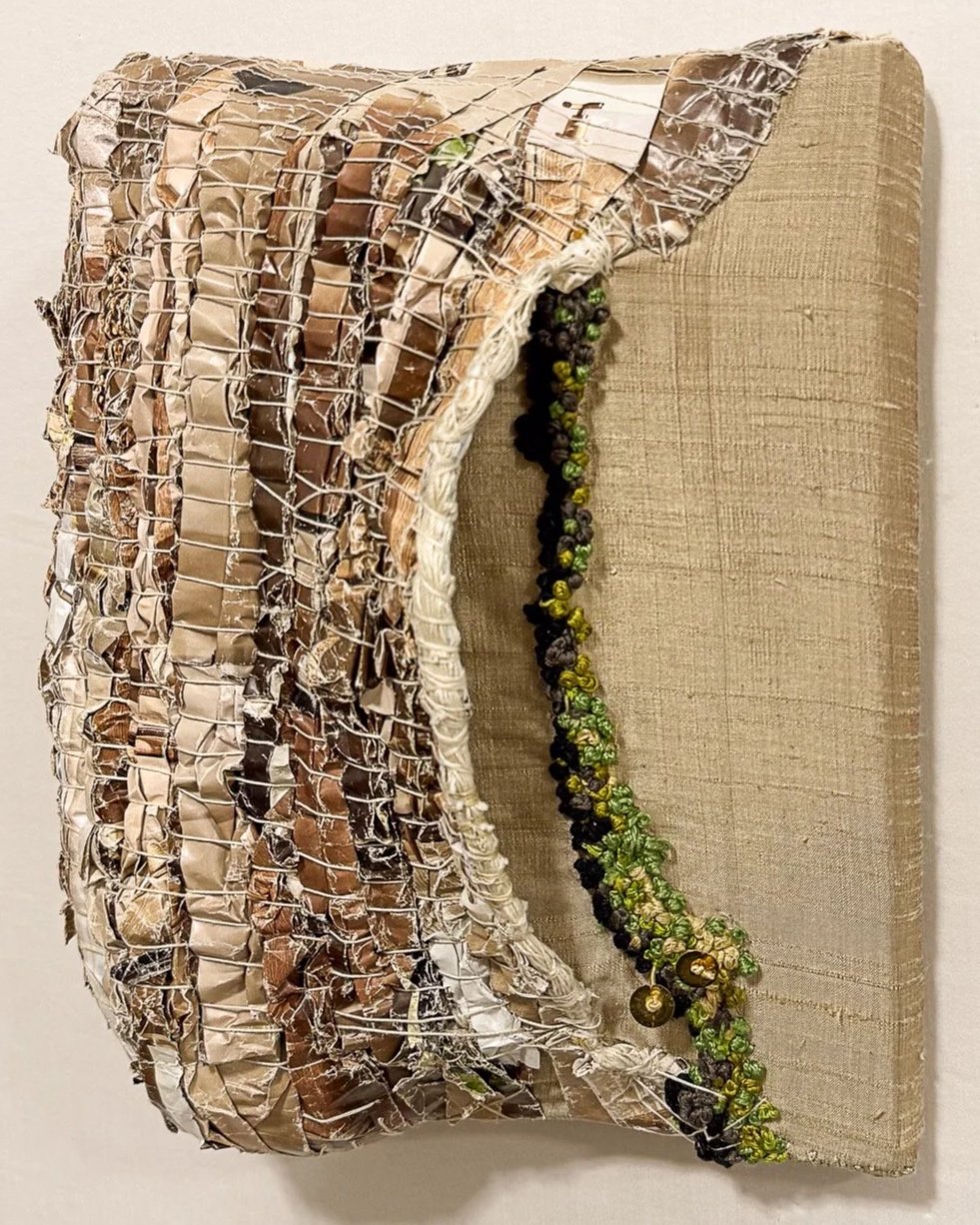 Marginal Matters Wall sculpture - 10 x 8 x 2"  (irregular)
