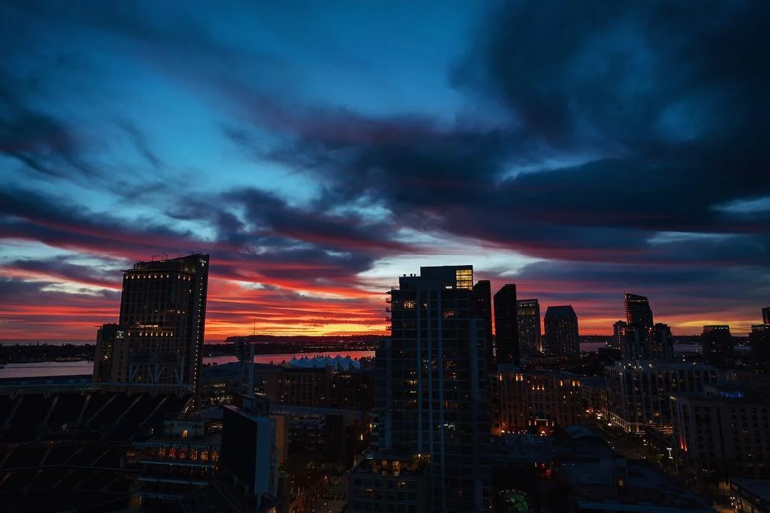 Sunset tonight in San Diego!