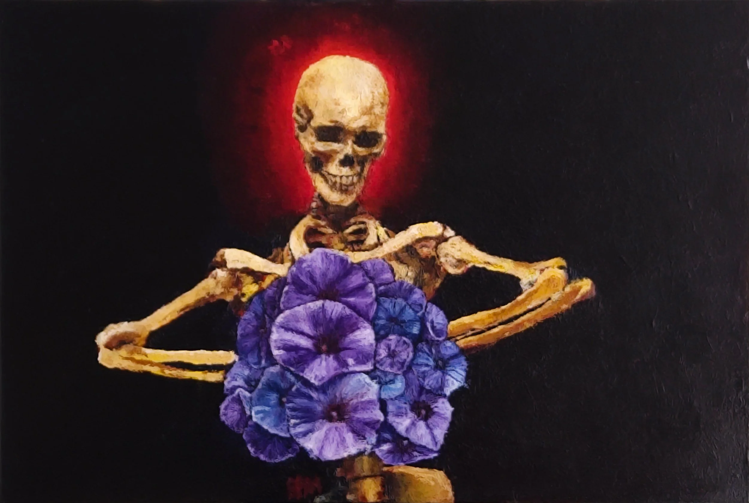 Leucothoe,  2024. 
Oil on canvas -
36" x 24" / 90 x 60 cm