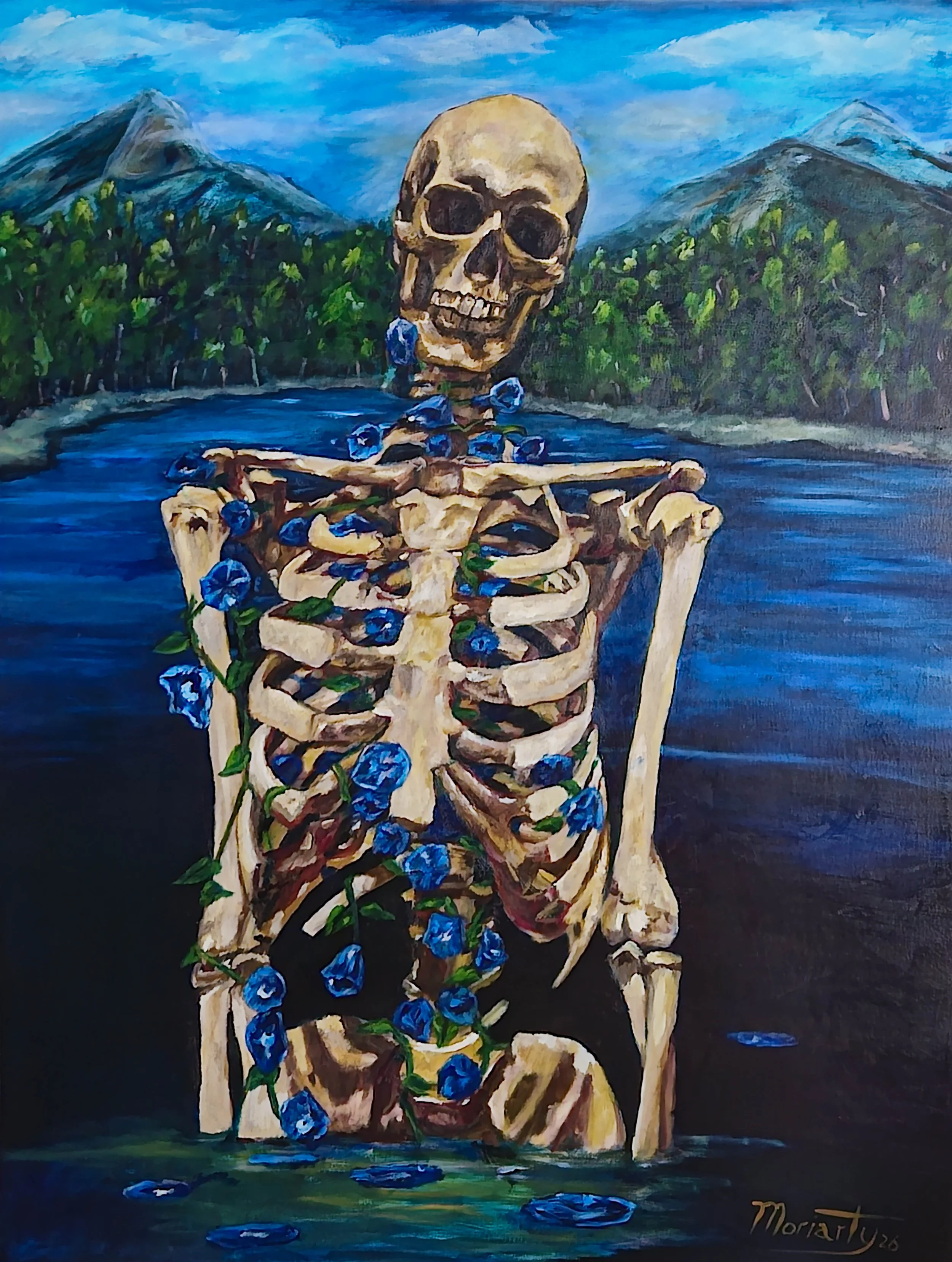 Behold the Crown,  2026. 
Oil on canvas -
36" x 48" / 90 x 120 cm