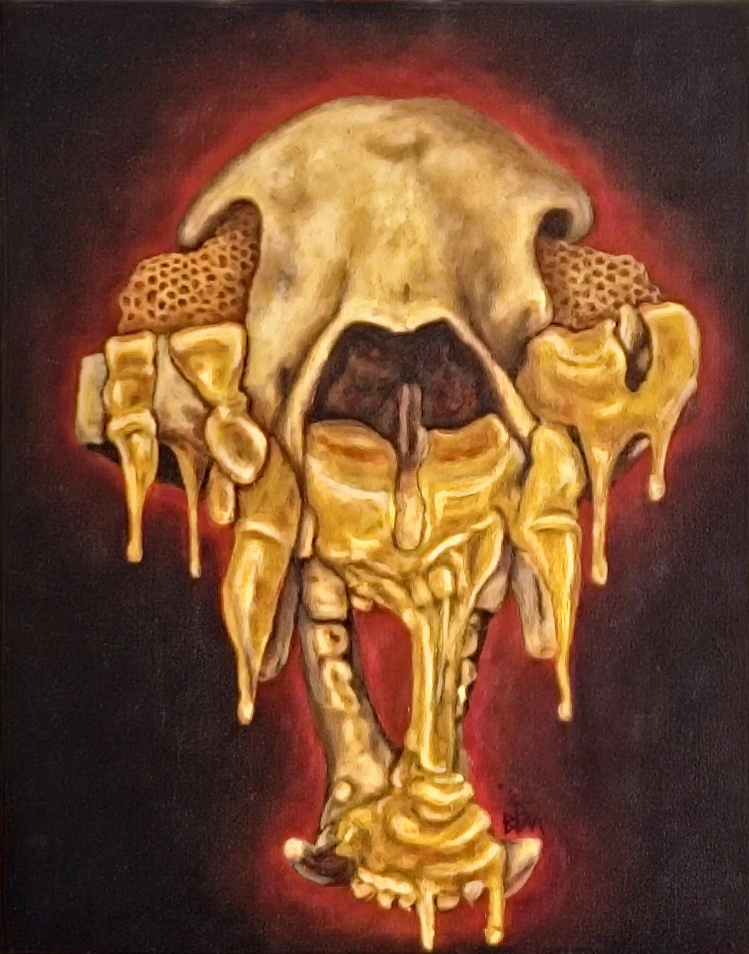 Fool's Gold, 2023. 
Oil on canvas -
18" x 24" / 45 x 60 cm