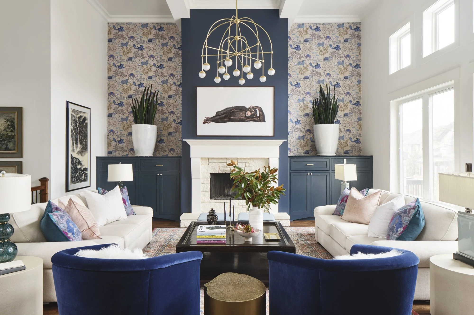 Art and Antique-Centric Home Austin, TX