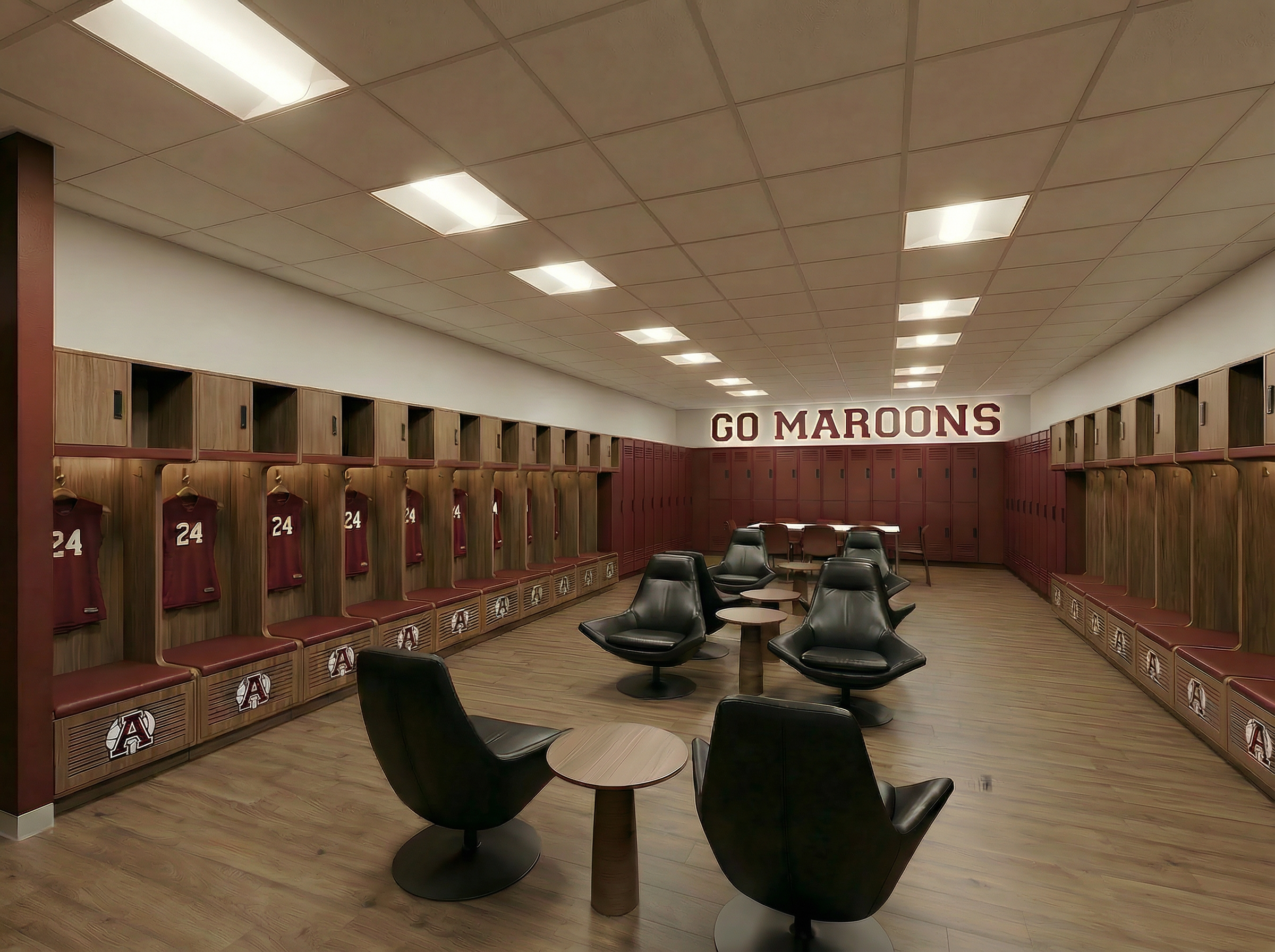 austin team locker room