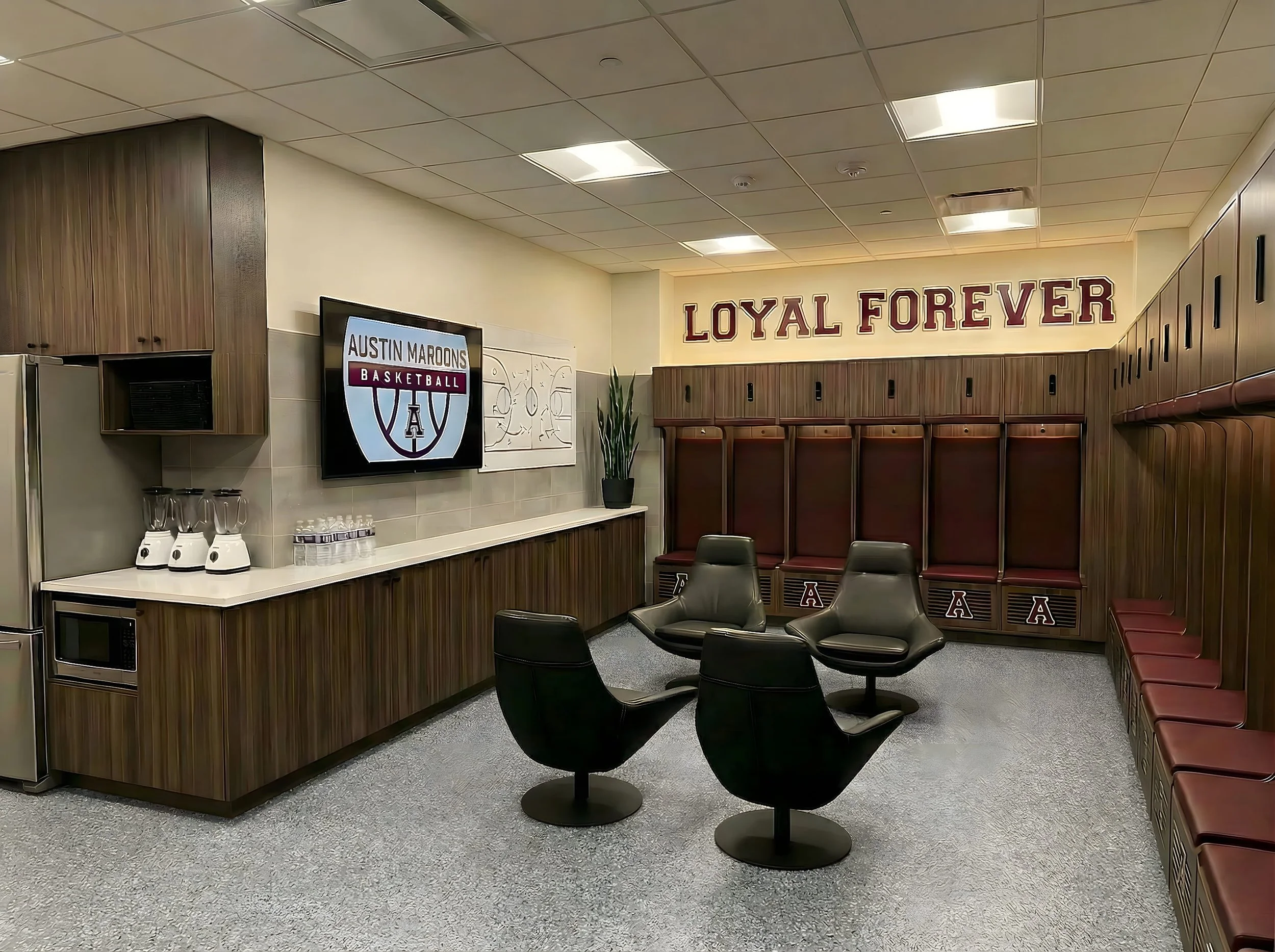 austin team locker room