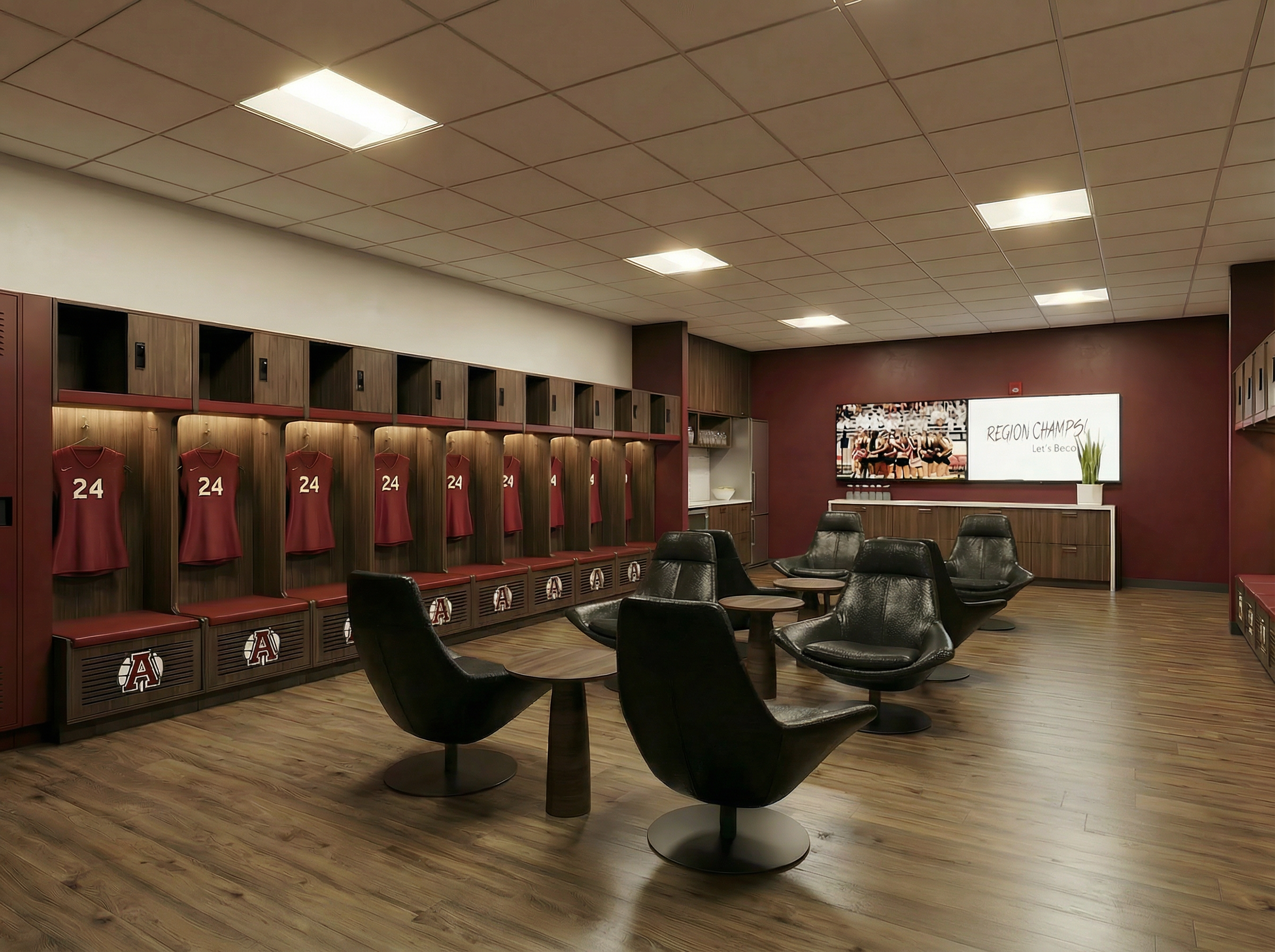 austin team locker room