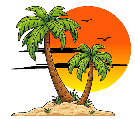 P7 - Two Palms ($60 @ 8 Inches)