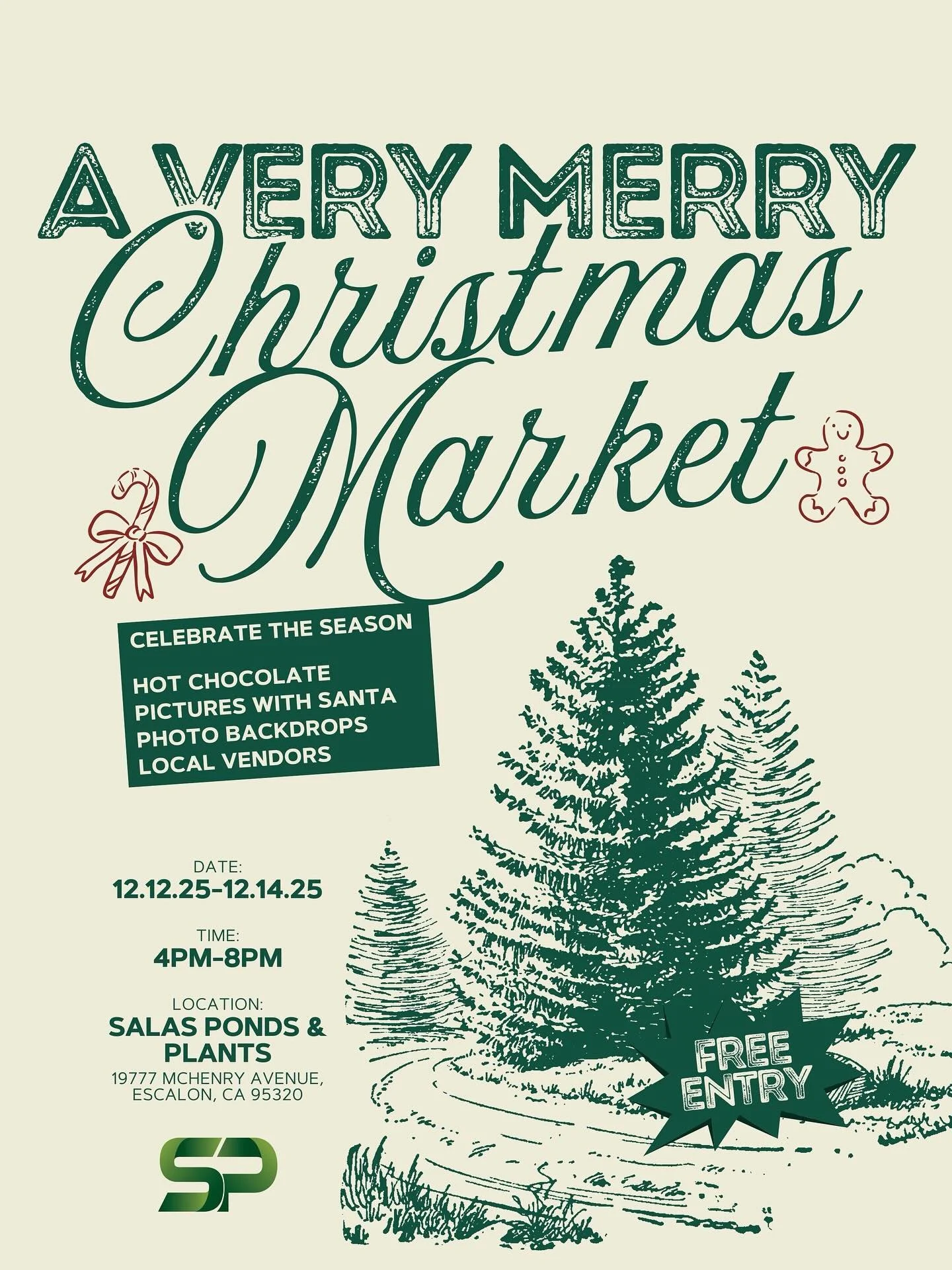 🎄 ALRIGHT, IT&rsquo;S CHRISTMAS SEASON! 🎄
We&rsquo;re turning the nursery into full holiday mode and getting ready for our Very Merry Christmas Market happening next weekend! We&rsquo;re pushing hard this week, so expect to see us everywhere &mdash