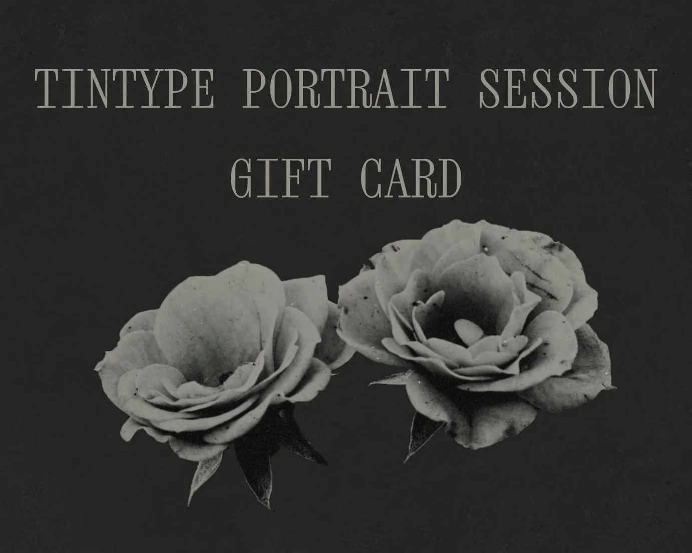 Tintype Portrait Gift Card