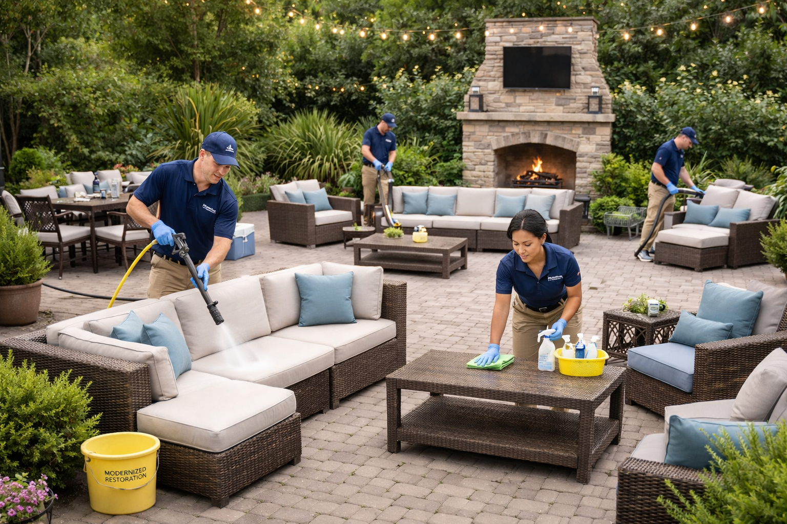 Medium Patio Service