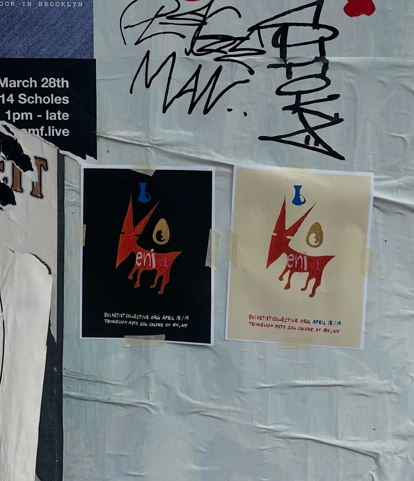 Have you spotted eni in your area? 👀 Be sure to catch us April 18th &amp; 19th in Greenpoint @triskelionarts!

Thank you to everyone in the community who has supported eni, we can&rsquo;t wait to share with you all!

Tickets on Sale at the 🔗 in our