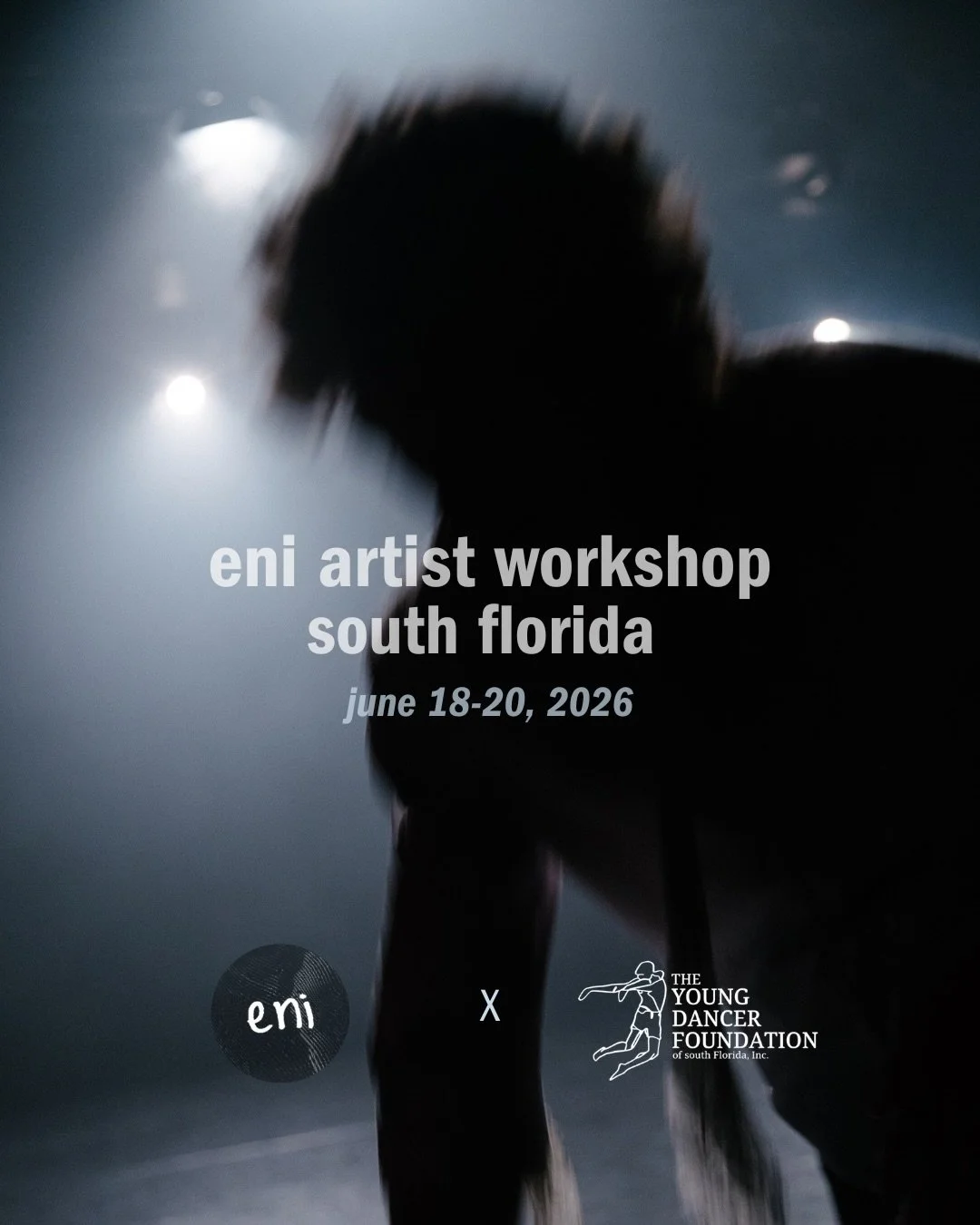 Registration is now open for our first eni artist workshop in South Florida! 30 spots available for professional &amp; pre-professional artists ages 15+!

🗓️June 18-20, 2026 *schedule 🔗 in bio

Interested to see what eni has been up to? We are hold
