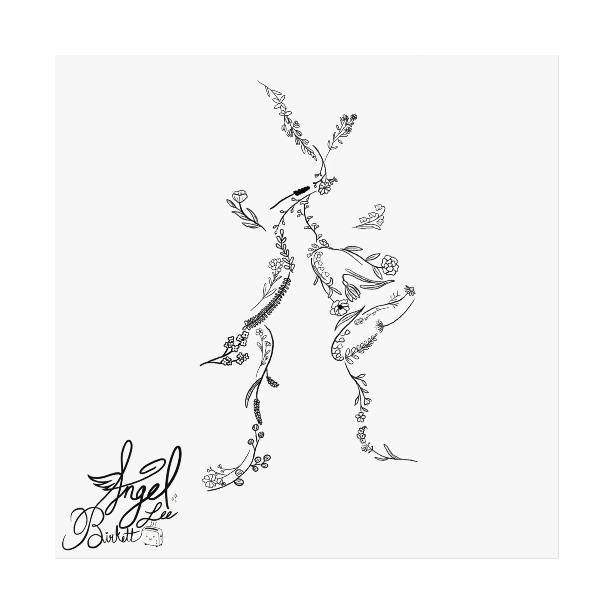 “A Flower’s Kiss” Print