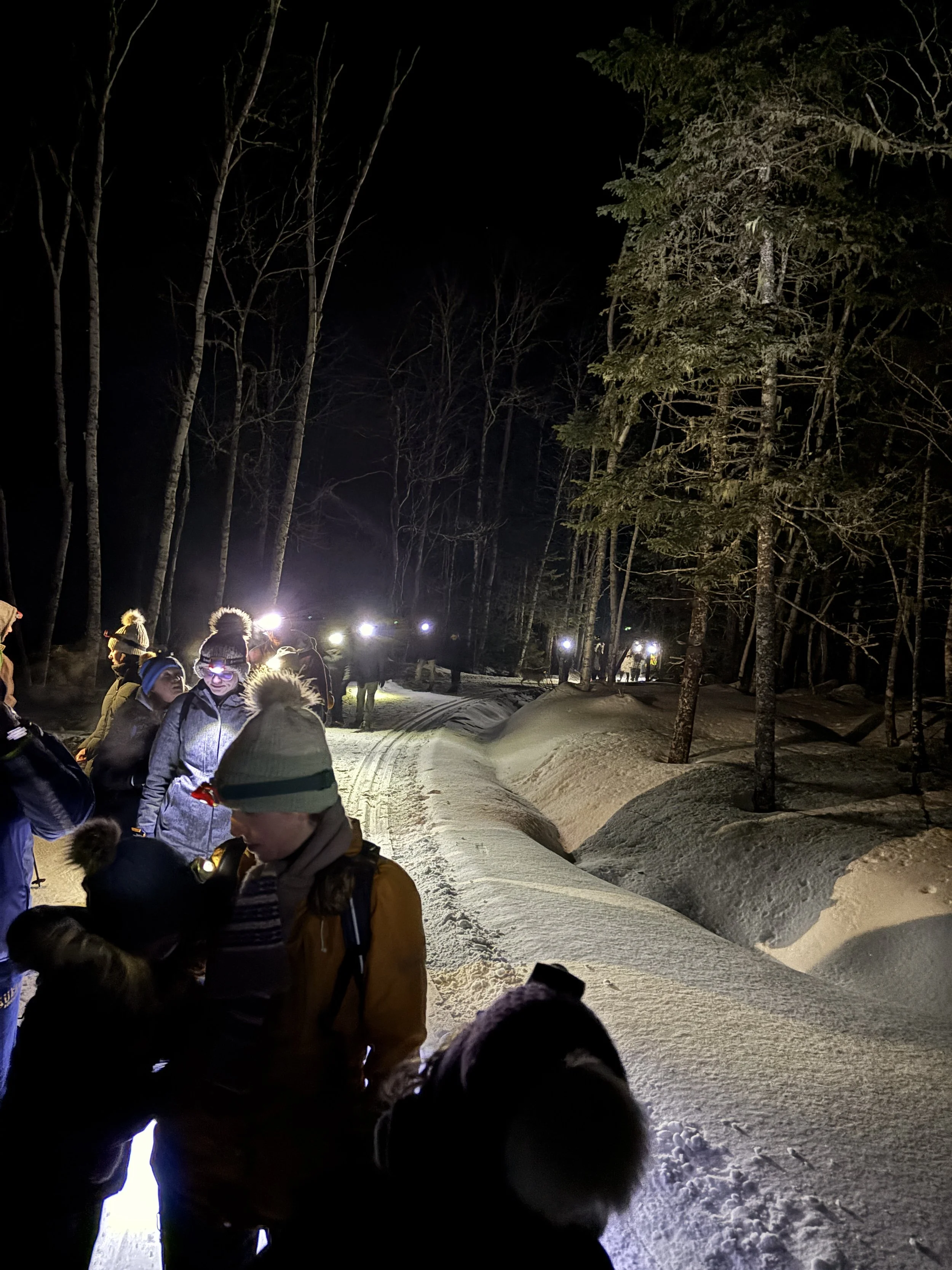 Mini Adventure Highlight - Night Snowshoe Hike at the Keppoch
