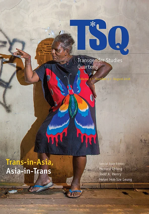 2018. David, Emmanuel. “Transgender Archipelagos.” TSQ: Transgender Studies Quarterly 5(3):332-354. Special issue: “Trans-in-Asia, Asia-in-Trans.” *2019 Best Article Award, Society for Queer Asian Studies.