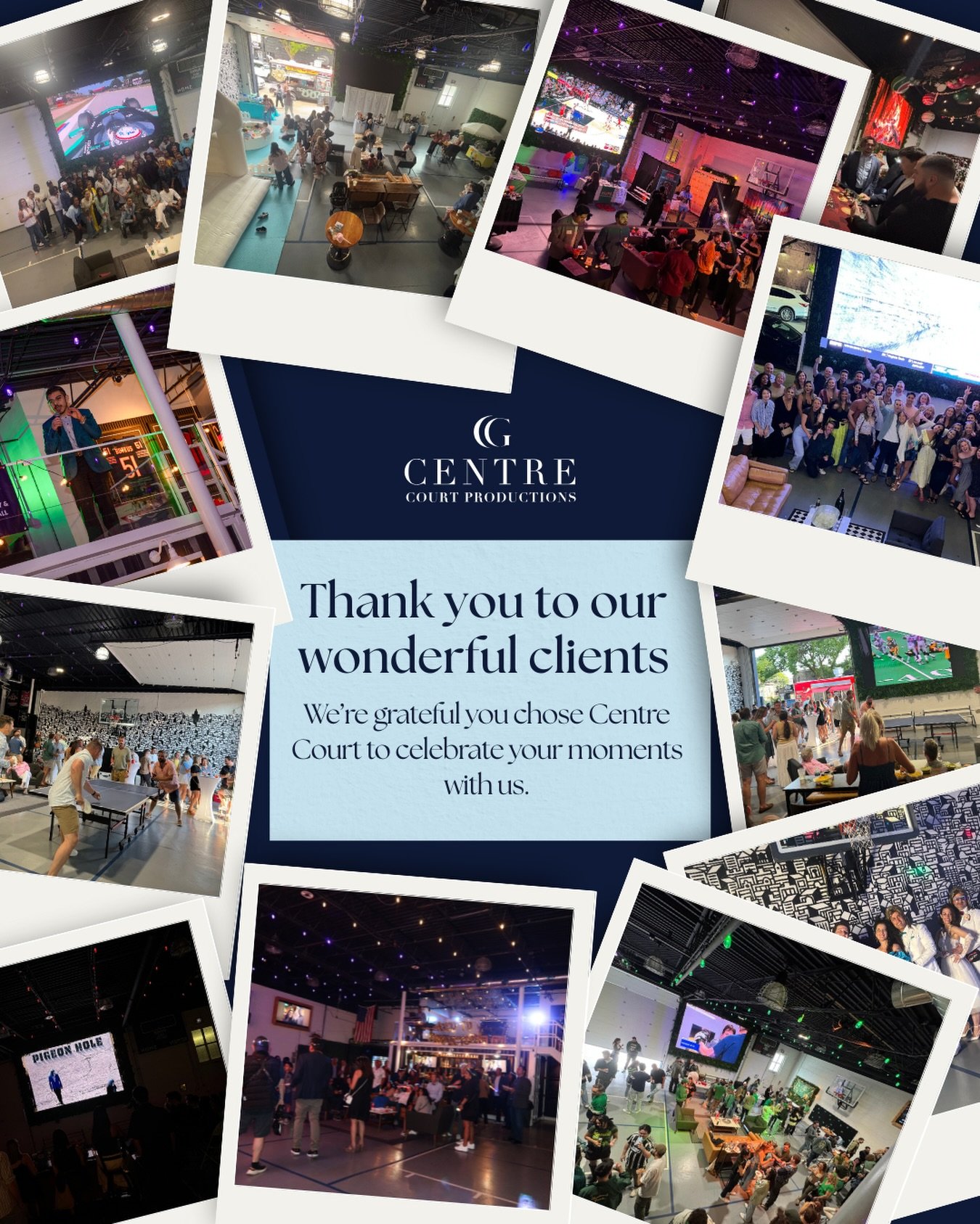 Thank you to the clients who celebrated with us this year. We&rsquo;re grateful for your moments and the memories you&rsquo;ve allowed us to be part of. 🤎✨

#centrecourtproductions #eventspace #westloop #chicagoevents #eventvenue