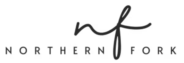 Logo of Northern Fork with stylized initials 'nf' and the company name beneath.