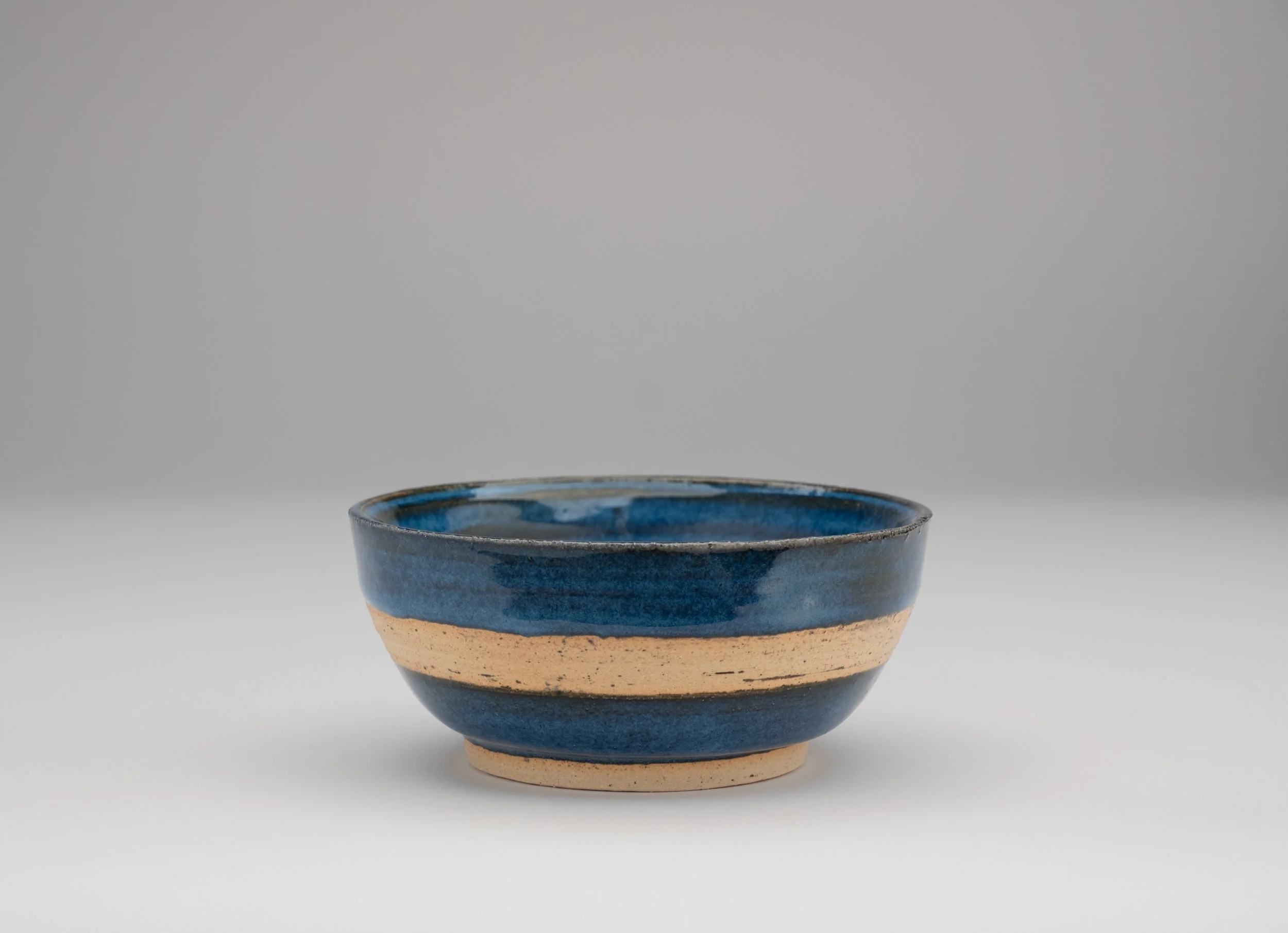 Blue Striped Bowl