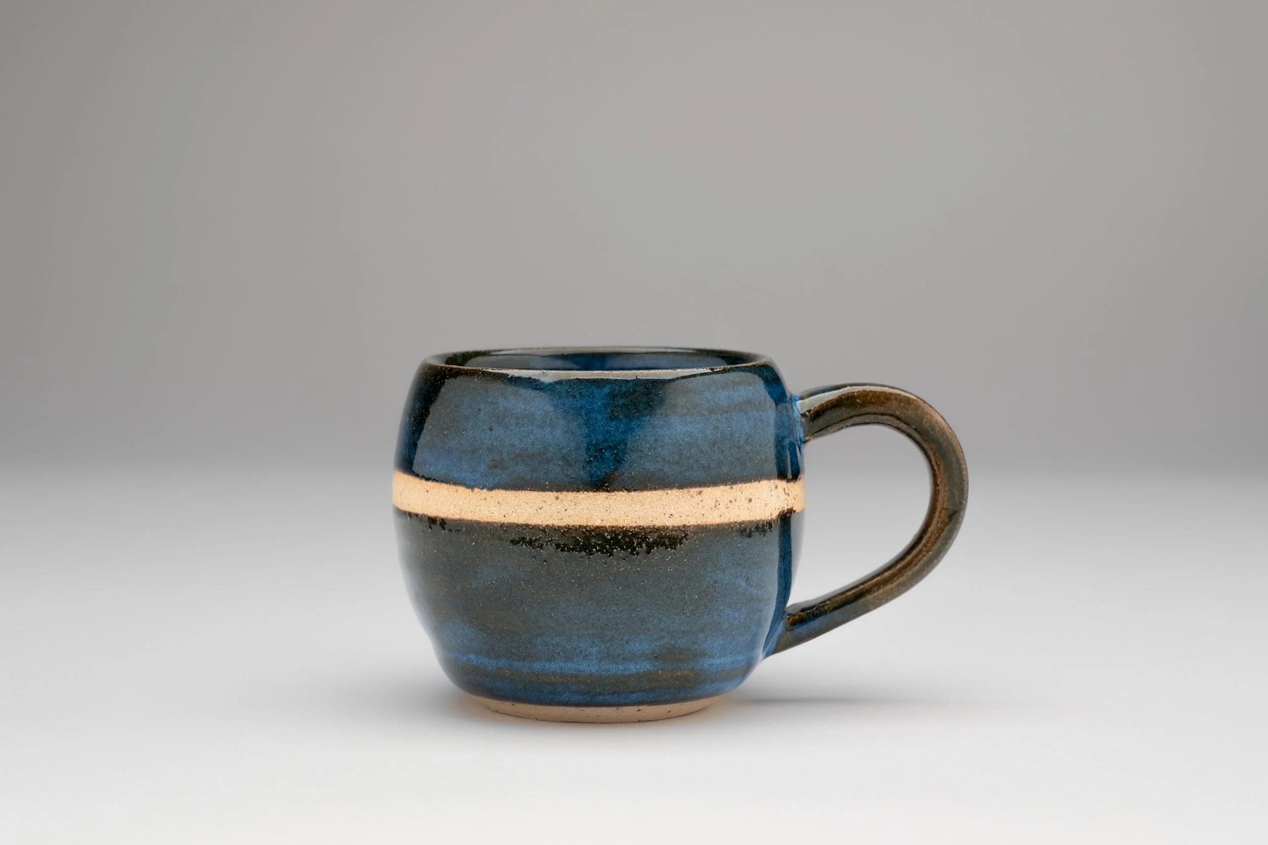 Blue Striped Mug