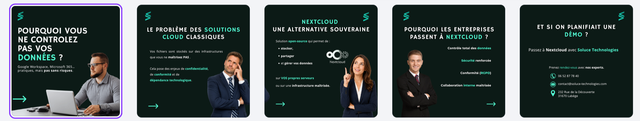 Carroussel Linkdin Exemple