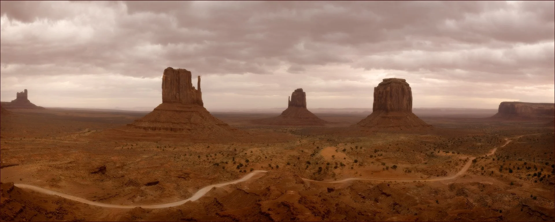 Art of The Mittens of Monument Valley on the Navajo Nation a sacred landscape