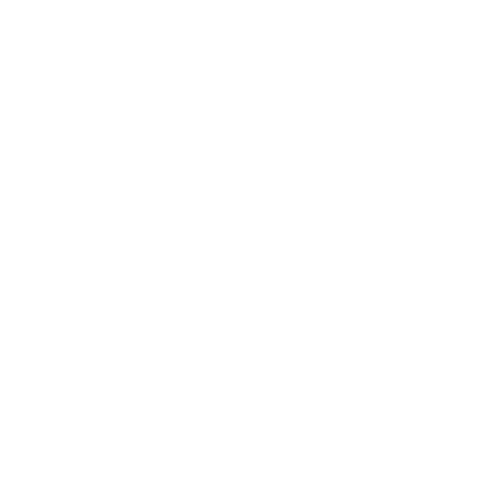 A white star-shaped figure with elongated points on a black background.