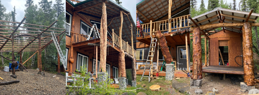 Where do beach driftwood logs come from?