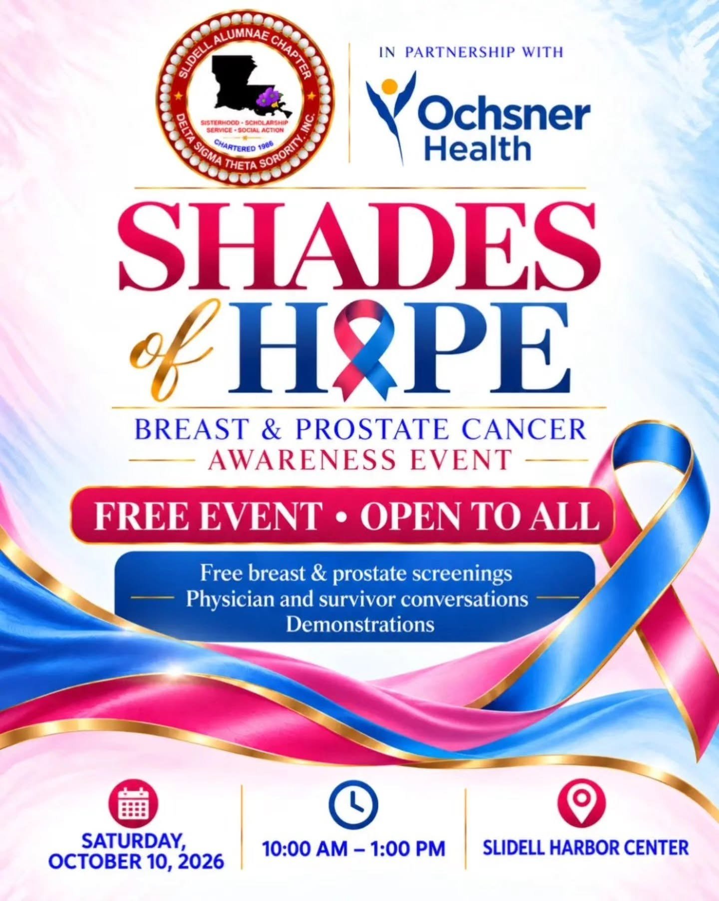 Shades of Hope - Breast &amp; Prostate Cancer Awareness Event