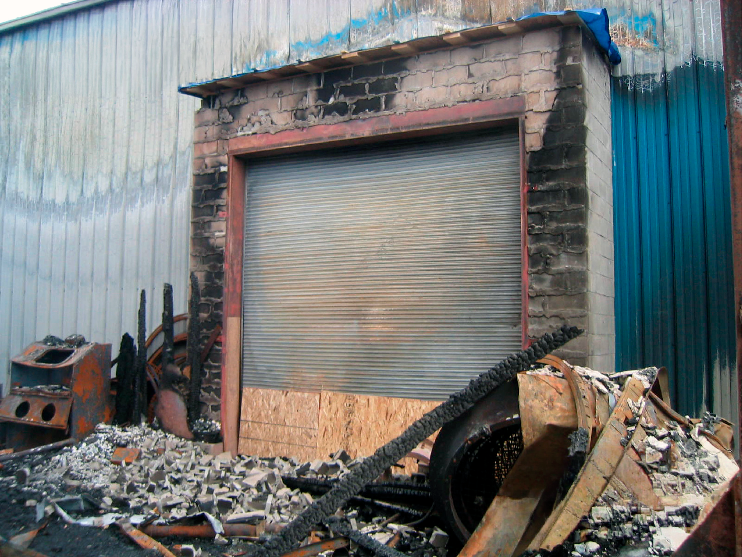 Fire Door - Burnt