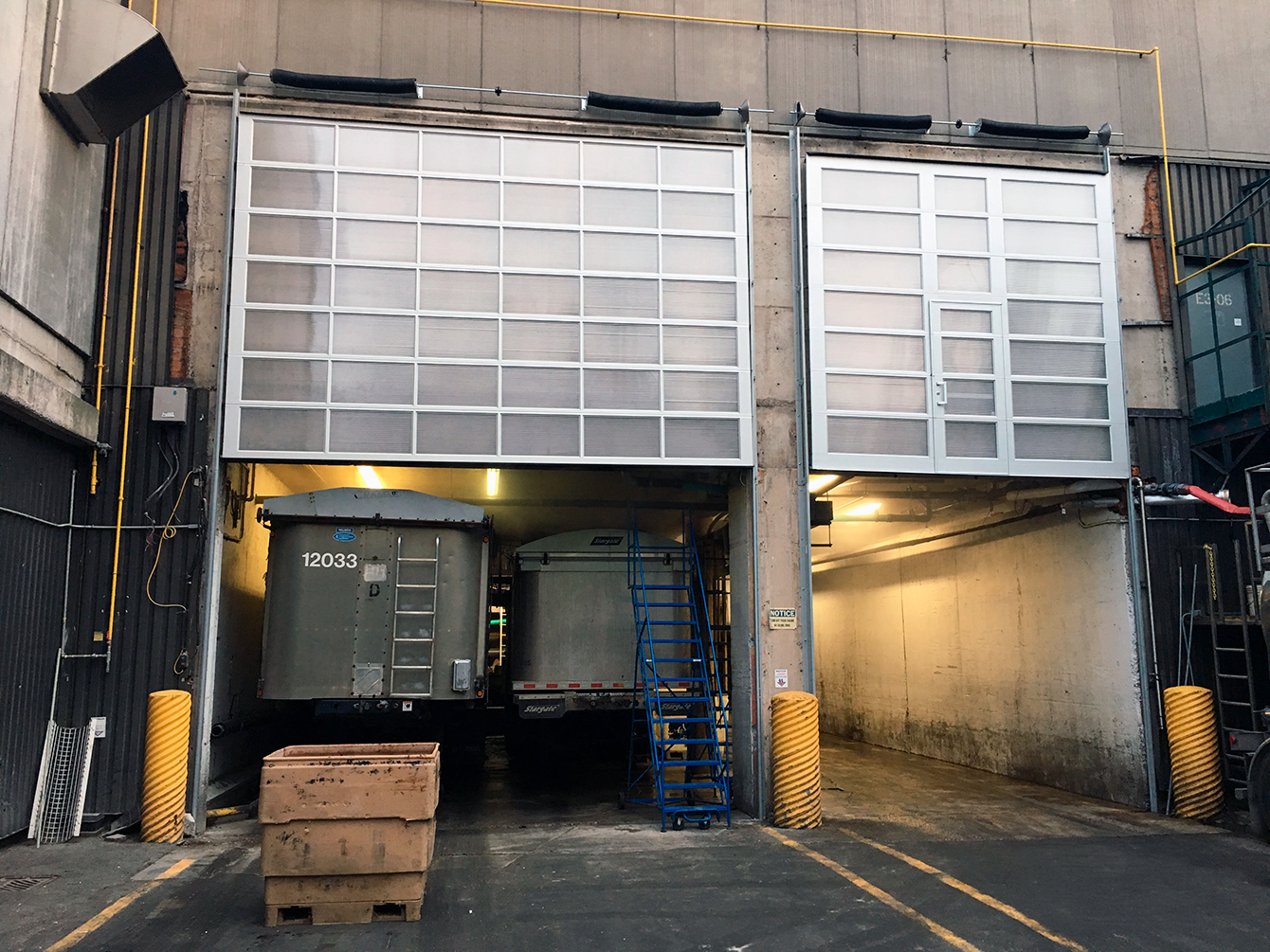 Exterior with Pass Door