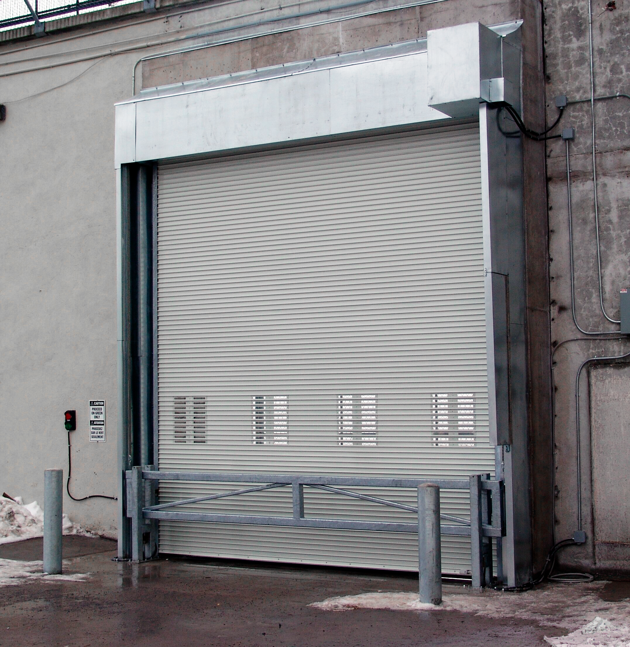 Rolling Steel with Crash Gate