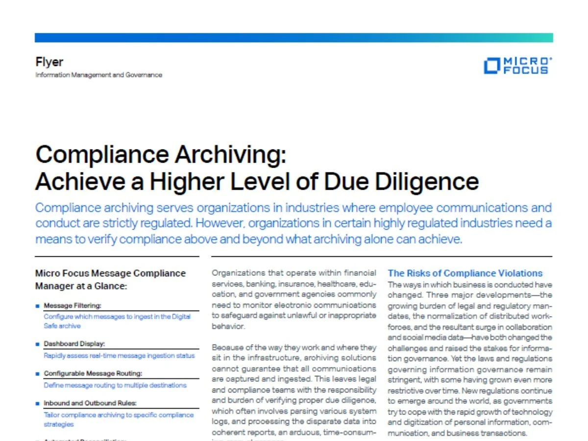 Higher Level of Due Diligence — Dell flyer, published in Dell Power Solutions magazine.