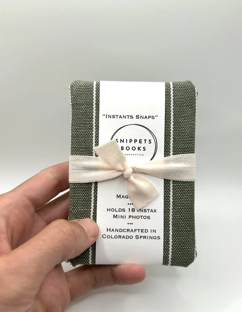 Sage Pinstripe Magnetic Mini Album