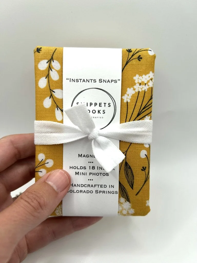 Yellow Floral Magnetic Mini Album