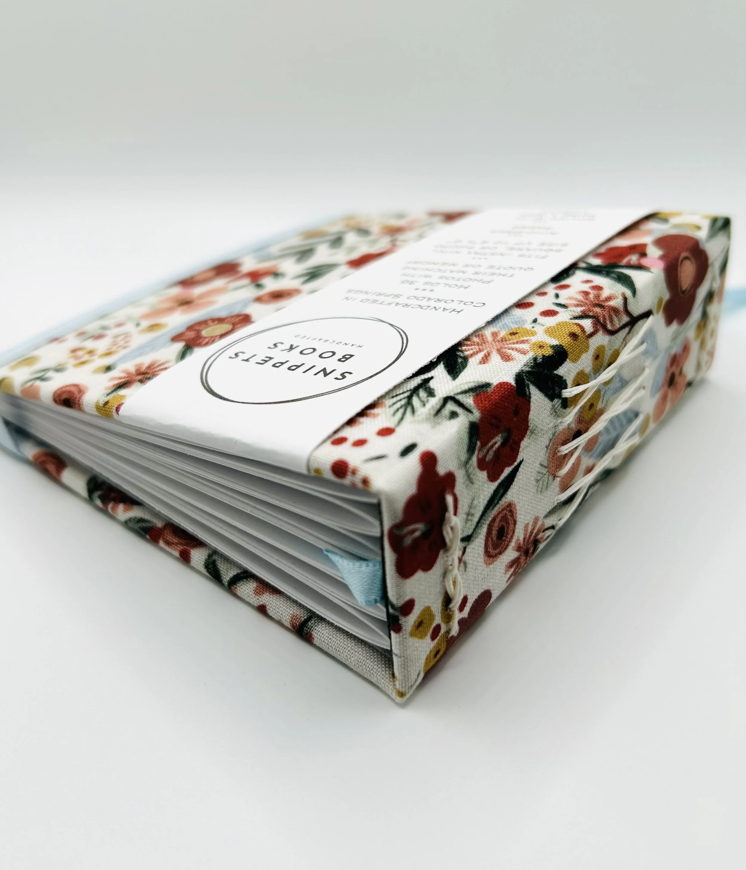Boho Floral Handbound Photo Journal