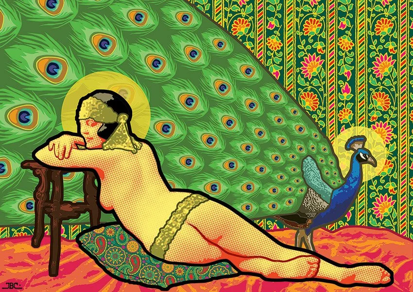 Odalisque au paon / 2019