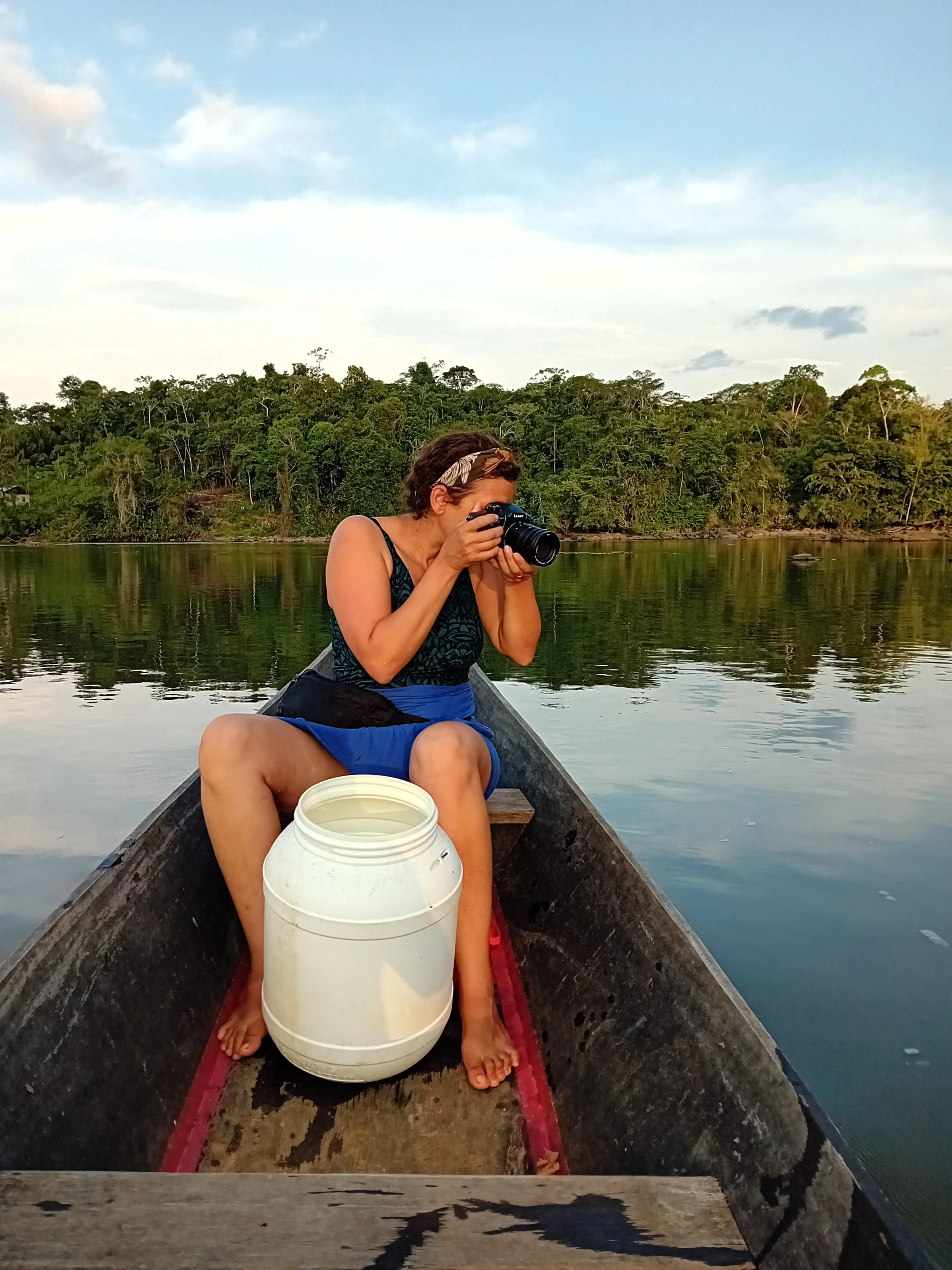 Myriam en prise de vue