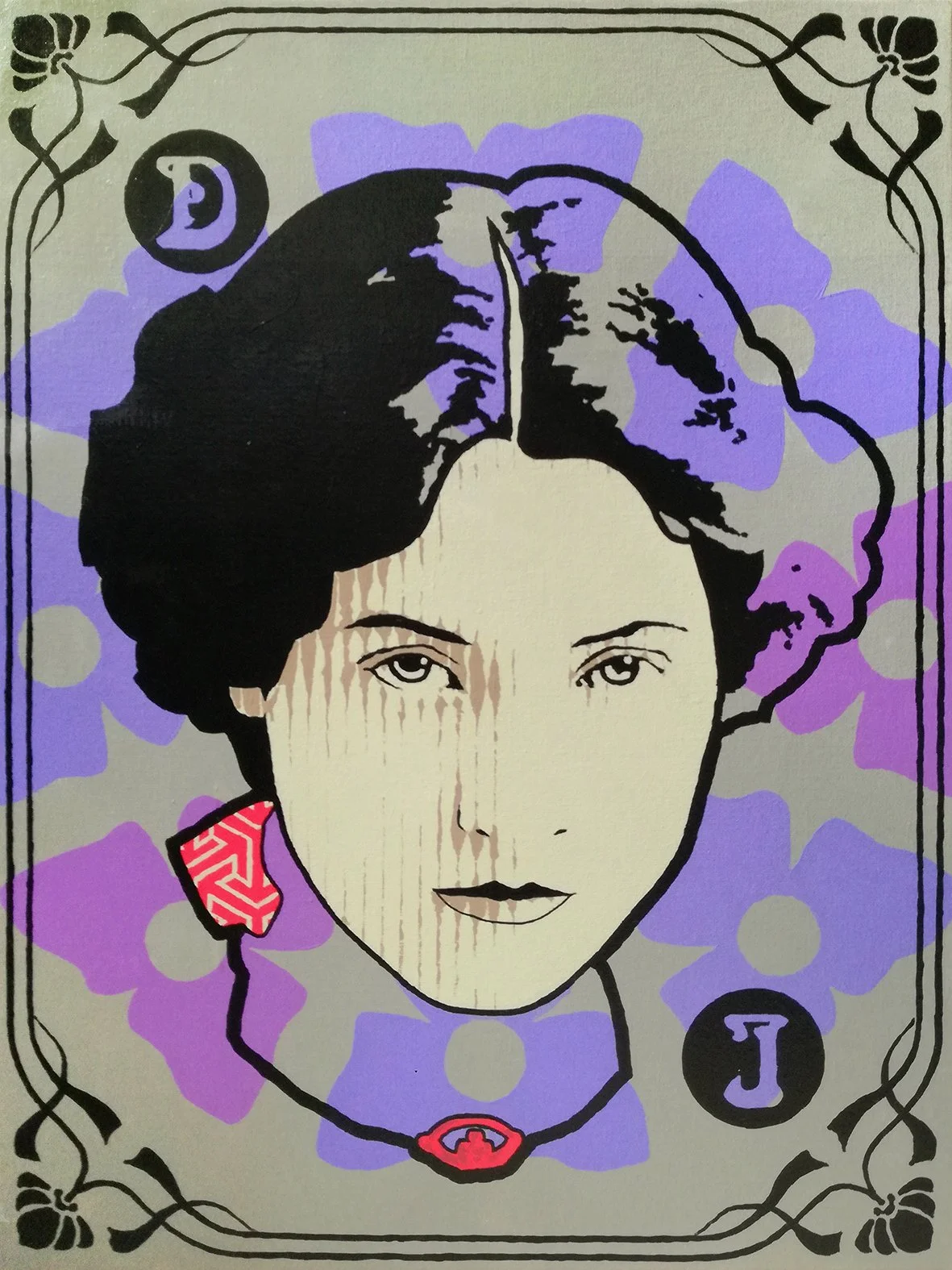Demoiselle aux iris / 2018