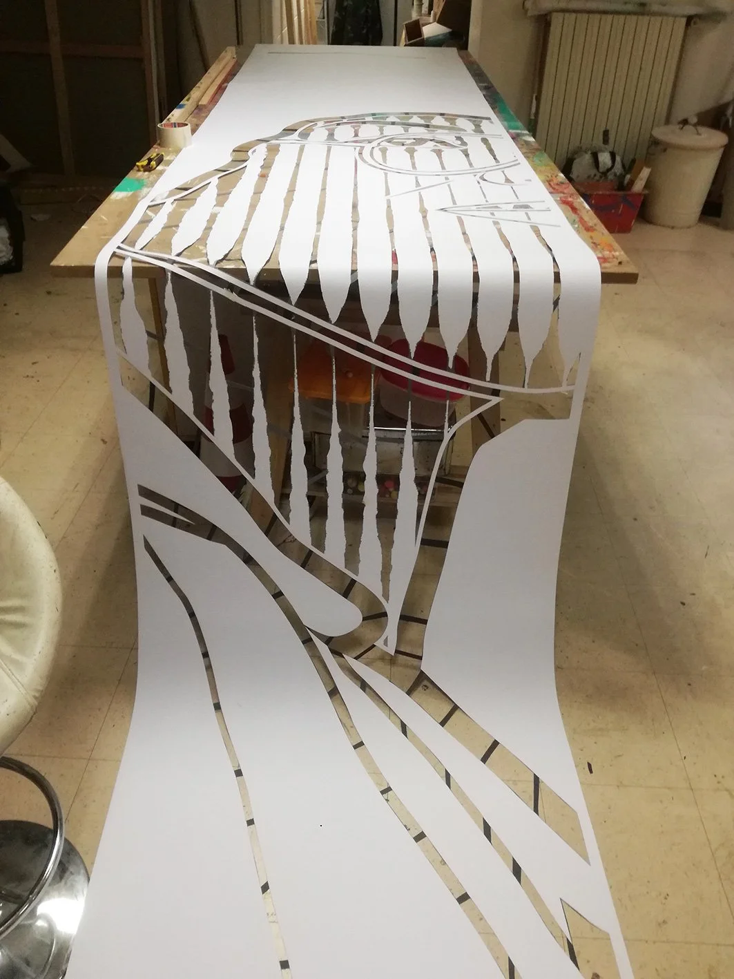 Pochoir de repérage