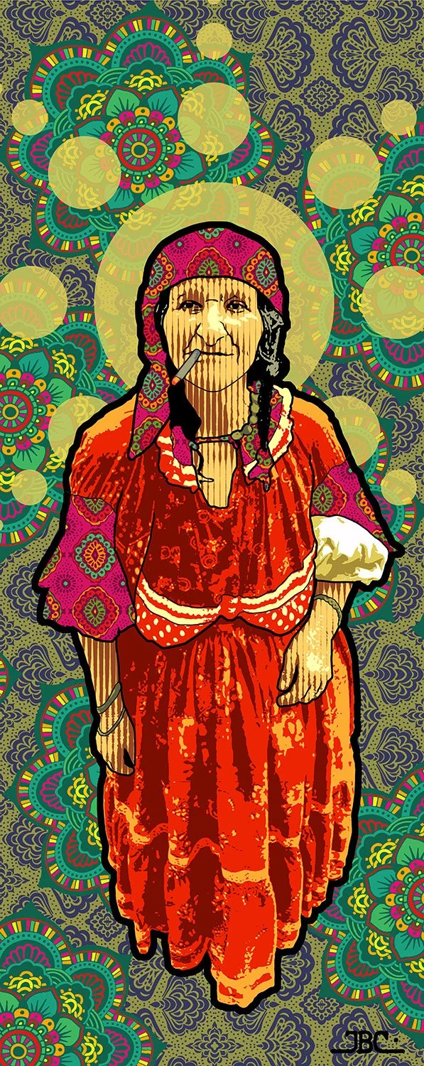 Rani à la cigarette