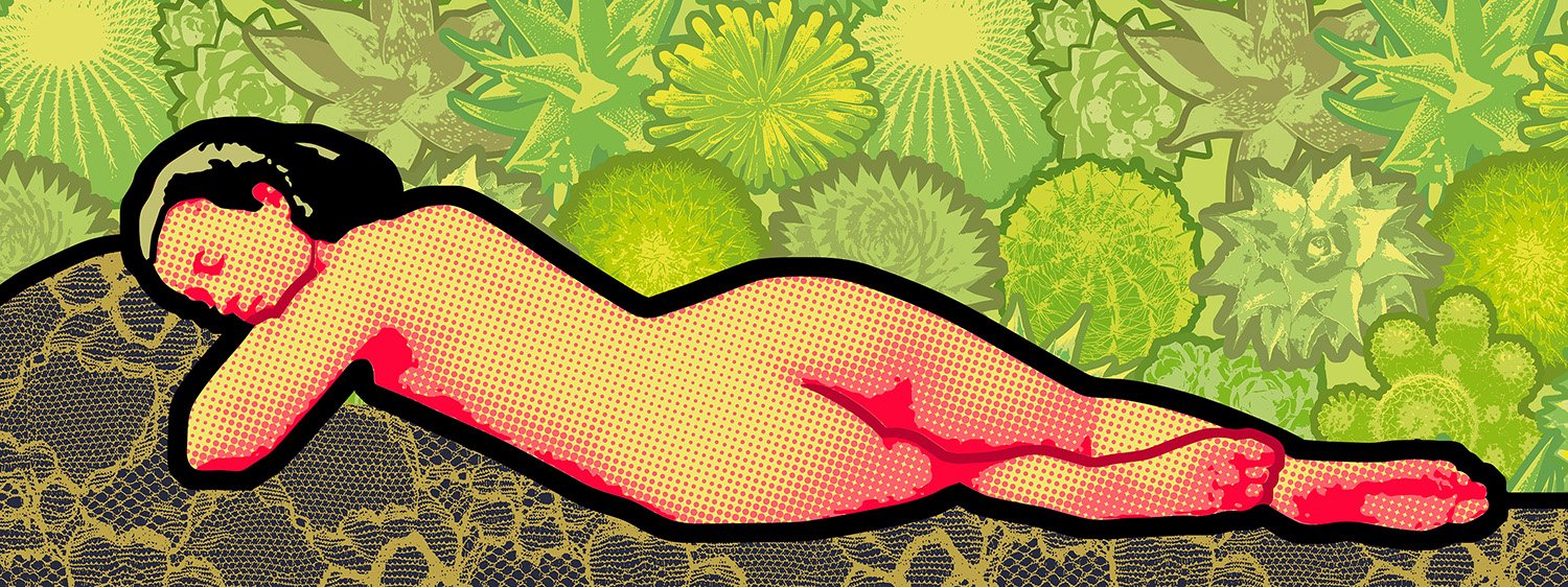Odalisque aux cactus