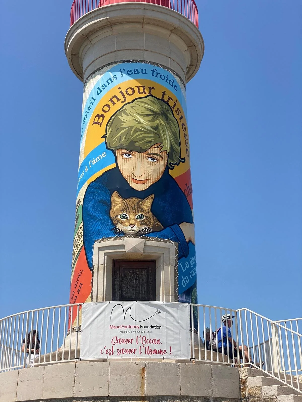 Françoise Sagan à Saint-Tropez