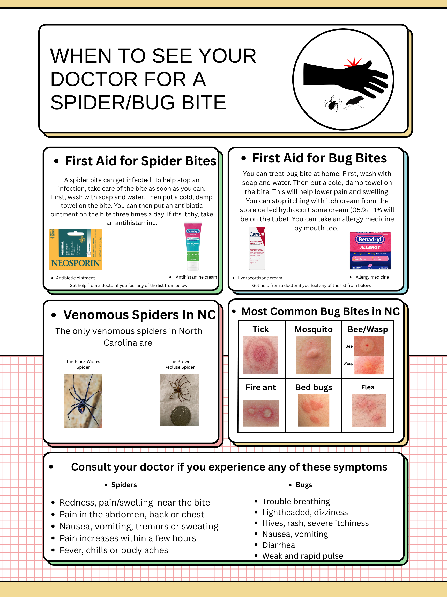 Treat Bug and Spider Bites to Prevent Infection