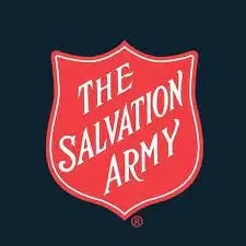 Salvation Army logo with a red shield and white text